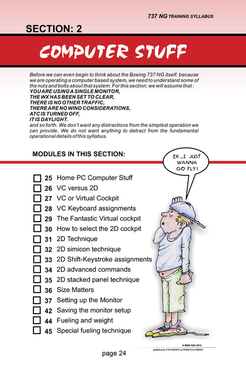 737NG Training Syllabus: for Flight Simulation (Flight Simmer Training Manuals)
