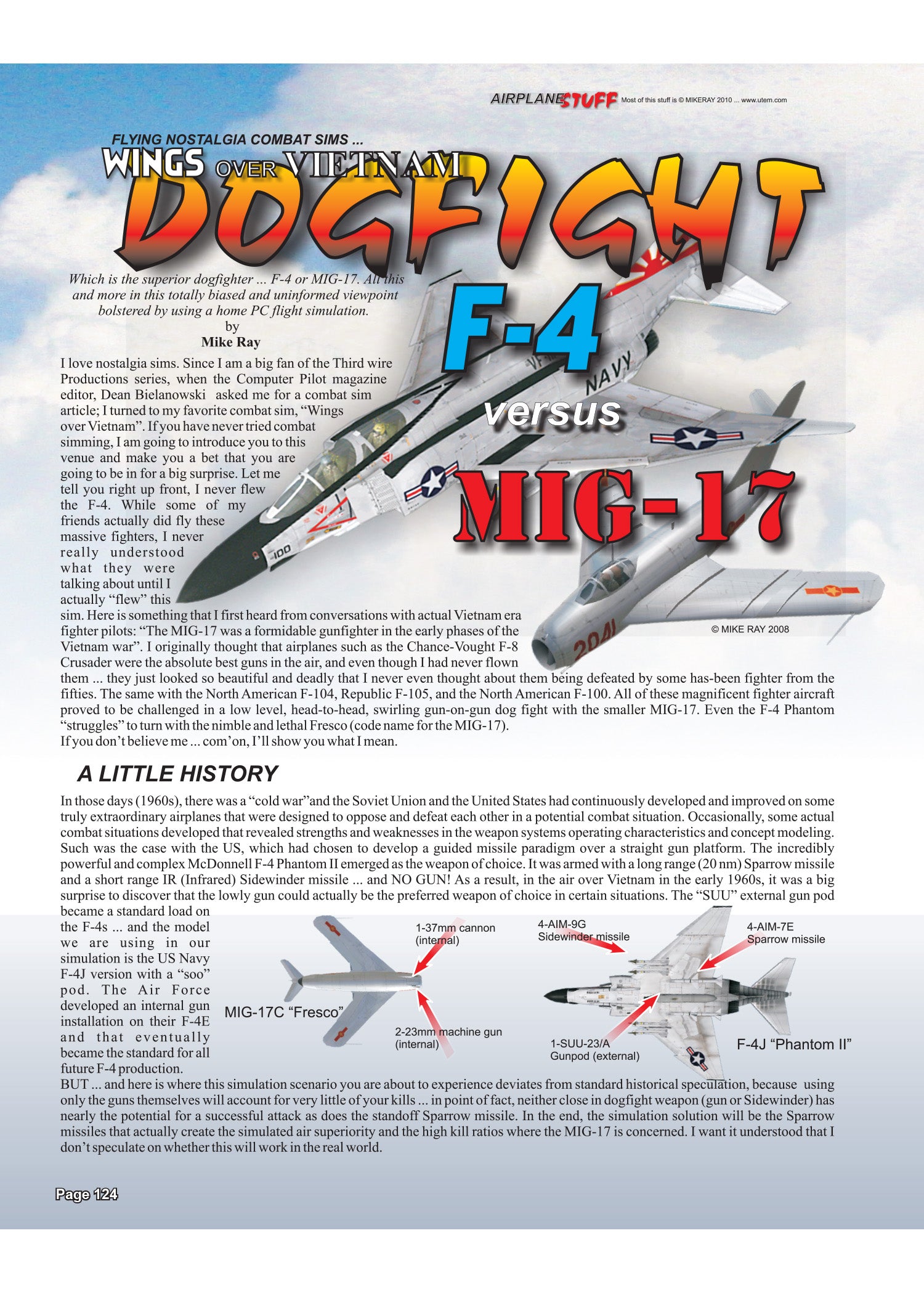 Dogfight F-4 vs. MIG 17